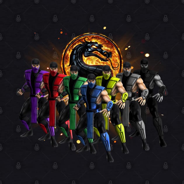 Ninja Mortal Rhapsody Kombat by Pannolinno